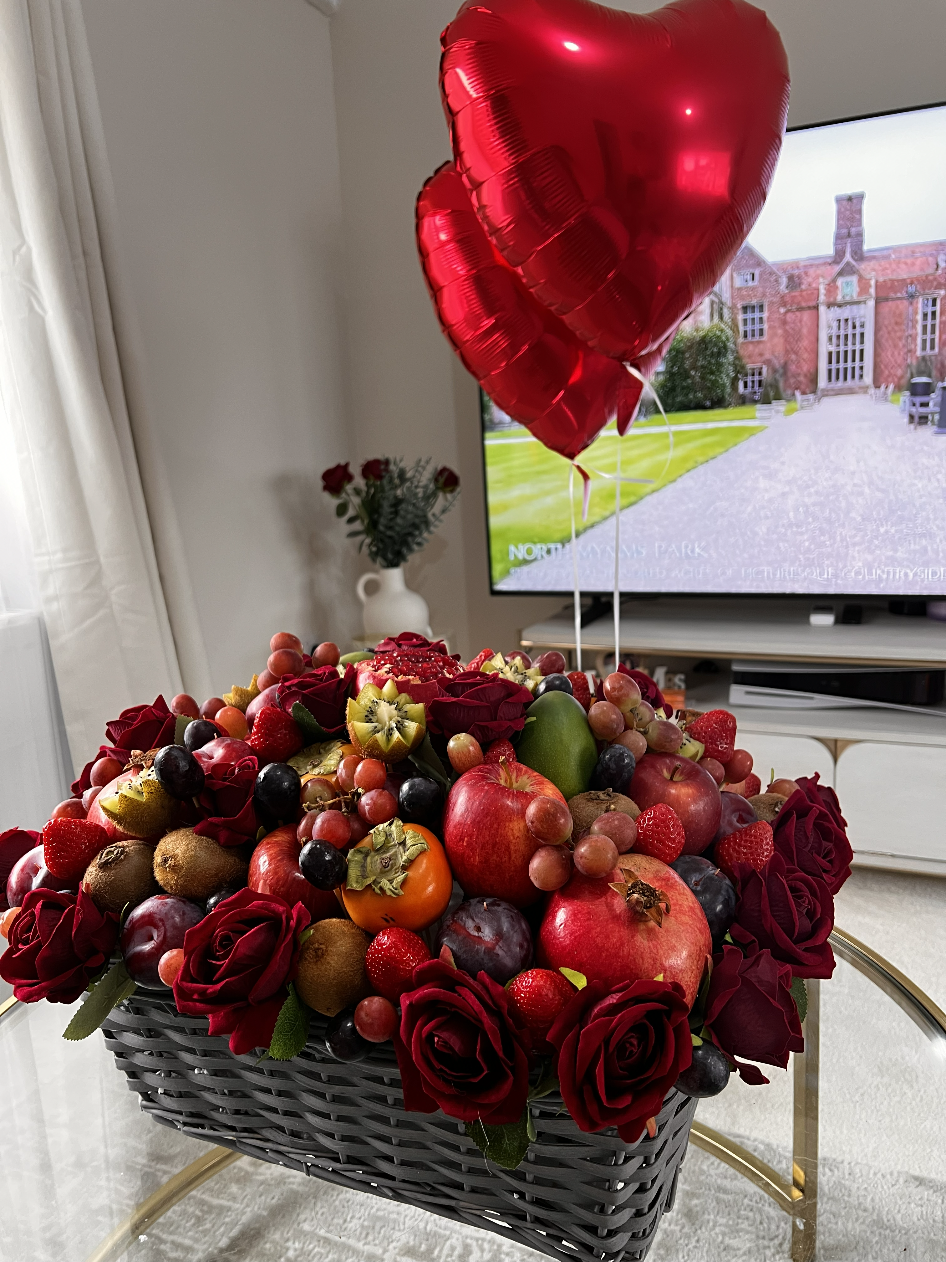 Handcrafted fruit basket